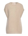 Masscob Woman Sweater Beige Size M Mohair Wool, Polyamide, Merino Wool In Pink