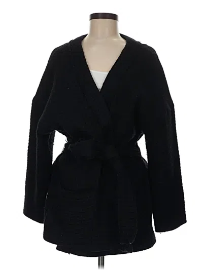 Pre-owned Masscob Wool Cardigan Sweater In Black