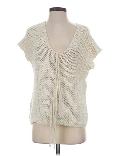 Pre-owned Masscob Wool Cardigan Sweater In Ivory
