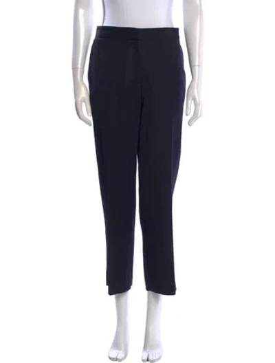 Pre-owned Masscob Wool Wide Leg Pants In Blue