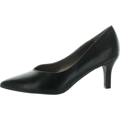 Masseys Brianne Womens Comfort Insole Manmade Pumps In Black