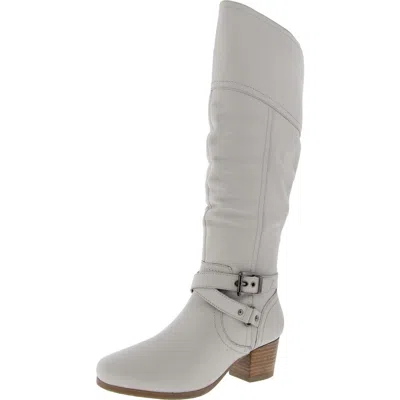 Masseys Dakota Womens Buckle Leather Knee-high Boots In Multi