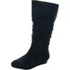 Masseys Khloe Womens Camouflage Canvas Mid-calf Boots In Multi