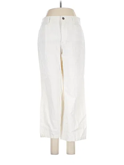 Pre-owned Masseys Linen Pants In Ivory