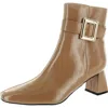 MASSEYS WOMENS BUCKLE MAN MADE MID-CALF BOOTS
