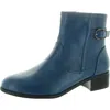 MASSEYS WOMENS DOUBLE ZIPPER MAN MADE ANKLE BOOTS