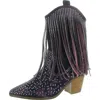 MASSEYS WOMENS FRINGE COWBOY, WESTERN BOOTS