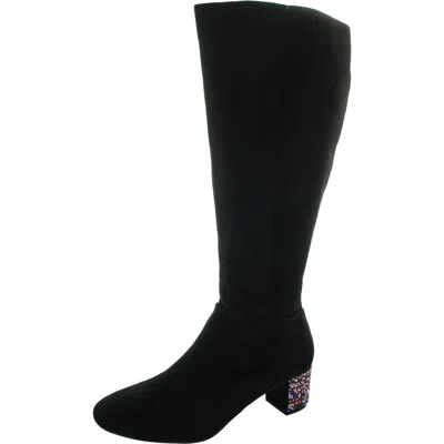 Masseys Womens Houndstooth Knee-high Boots In Multi