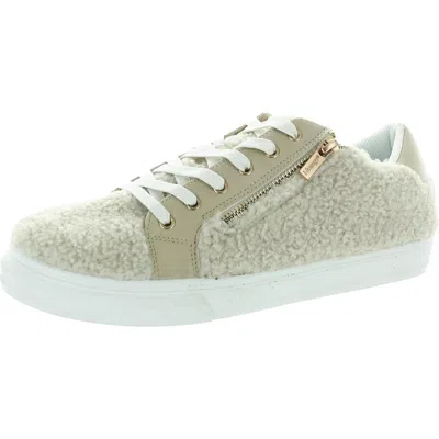 Masseys Womens Lifestyle Canvas Casual And Fashion Sneakers In Beige