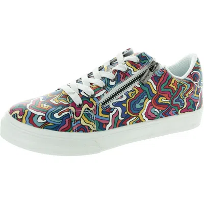 Masseys Womens Lifestyle Canvas Casual And Fashion Sneakers In Multi