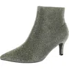 Masseys Womens Rhinestone Man Made Ankle Boots In Multi