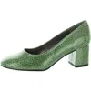 MASSEYS WOMENS SOLID MAN MADE PUMPS