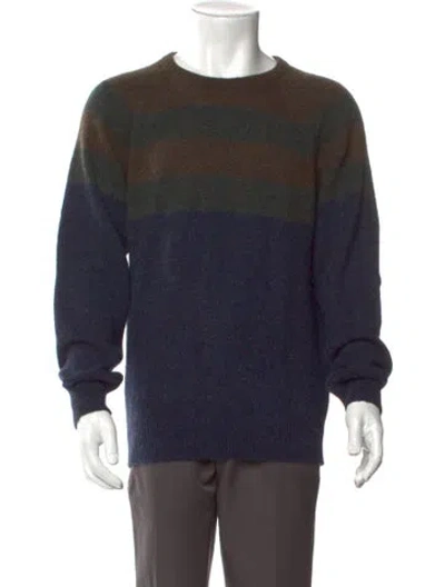 Pre-owned Massimo Alba Alpaca Crew Neck Pullover In Neutral