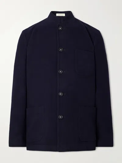 Massimo Alba Bali Wool, Silk And Cashmere-blend Jacket In Brown