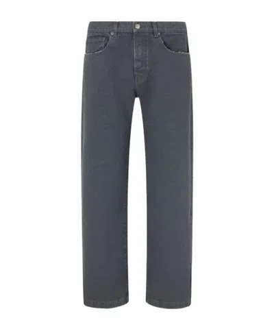 Massimo Alba Belt-loop Jeans In Gray