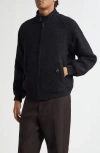 Massimo Alba Bleeker Reversible Bomber Jacket In Black