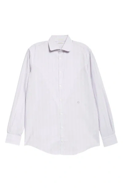 Massimo Alba Canary Stripe Cotton Button-up Shirt In Ruggine