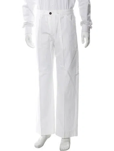 Pre-owned Massimo Alba Cargo Pants W/ Tags In White