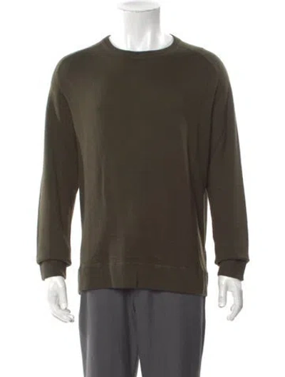 Pre-owned Massimo Alba Cashmere Crew Neck Pullover In Green