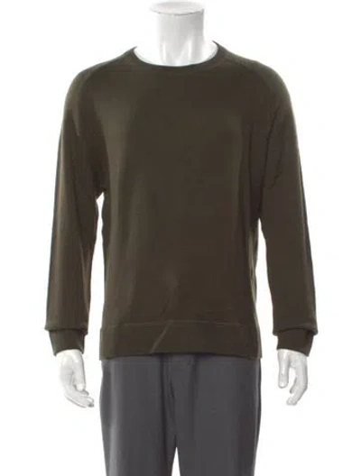Pre-owned Massimo Alba Cashmere Crew Neck Pullover In Green