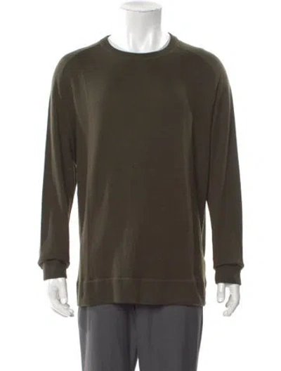 Pre-owned Massimo Alba Cashmere Crew Neck Pullover In Green