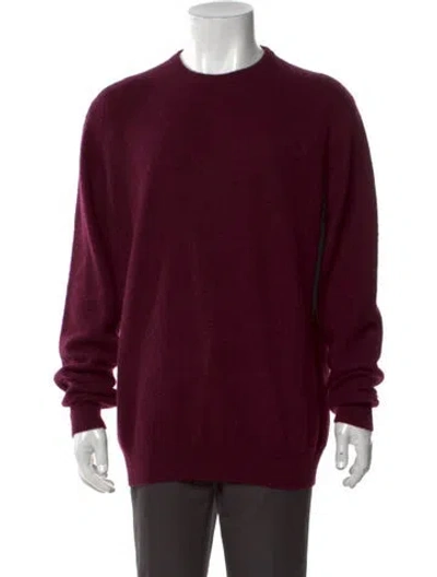 Pre-owned Massimo Alba Cashmere Crew Neck Pullover W/ Tags In Burgundy