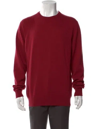 Pre-owned Massimo Alba Cashmere Crew Neck Pullover W/ Tags In Pink