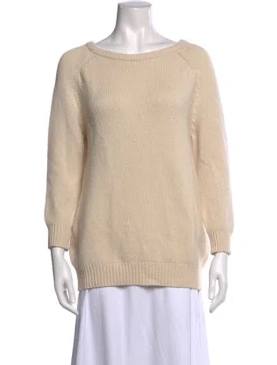 Pre-owned Massimo Alba Cashmere Crew Neck Sweater In Neutrals