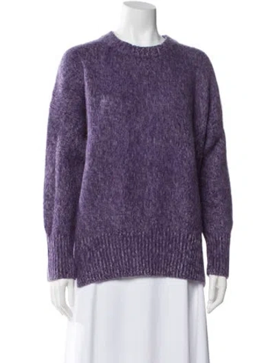 Pre-owned Massimo Alba Cashmere Crew Neck Sweater W/ Tags In Purple