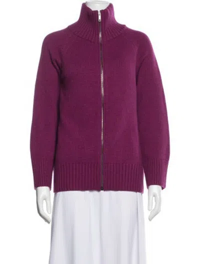 Pre-owned Massimo Alba Cashmere Jacket In Purple