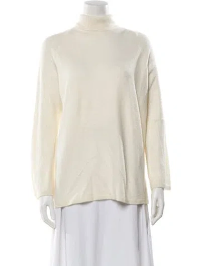 Pre-owned Massimo Alba Cashmere Turtleneck Sweater W/ Tags In Neutrals