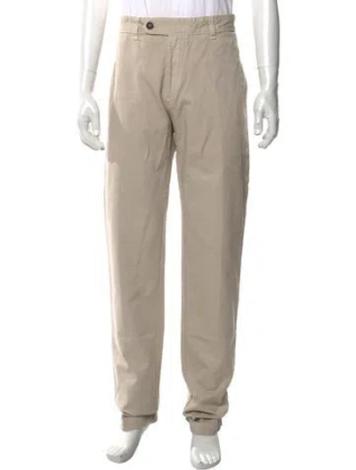 Pre-owned Massimo Alba Chinos In Neutrals