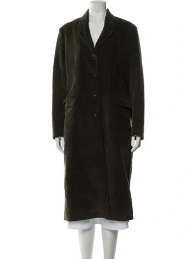 Pre-owned Massimo Alba Coat In Green