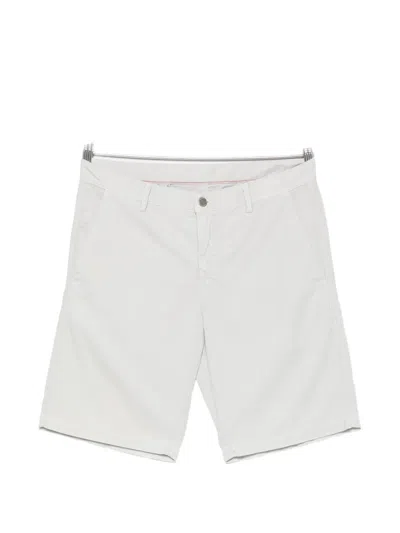 Massimo Alba Corduroy Chino Shorts In White