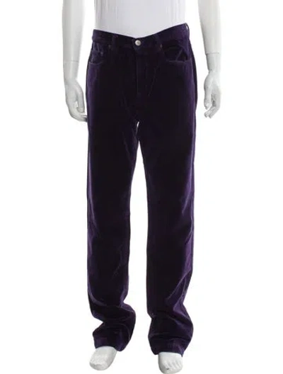 Pre-owned Massimo Alba Corduroy Pants In Purple