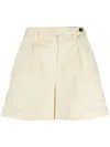 Massimo Alba Cotton-linen Bermuda Shorts In Neutrals