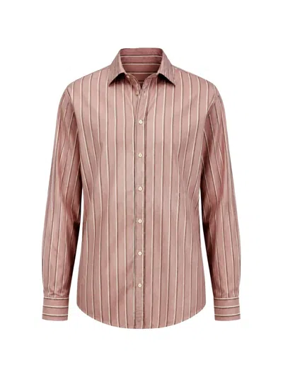 Massimo Alba Cotton Shirt In Pink