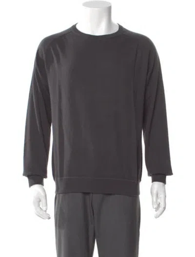 Pre-owned Massimo Alba Crew Neck Long Sleeve Pullover W/ Tags In Gray