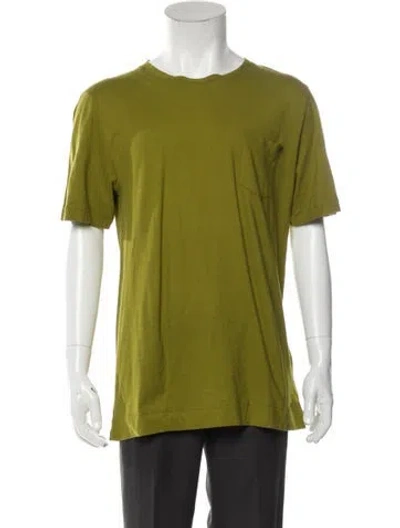 Pre-owned Massimo Alba Crew Neck Short Sleeve T-shirt In Green