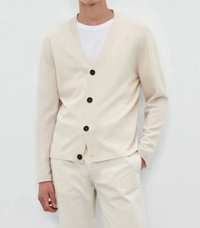Massimo Alba Freddie Cashmere Cardigan In Magnolia In Neutral