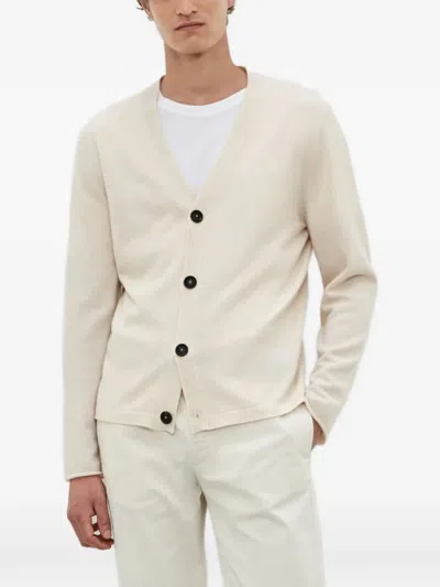 Massimo Alba Freddie Cashmere Cardigan In Neutrals