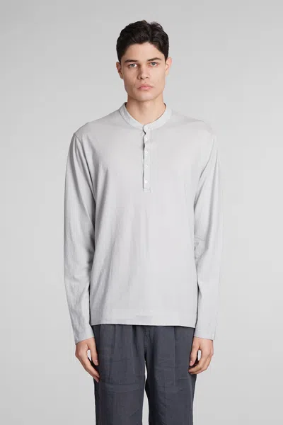 Massimo Alba Hawai T-shirt In Grey Cotton