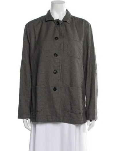 Pre-owned Massimo Alba Houndstooth Print Jacket W/ Tags In Multicolor