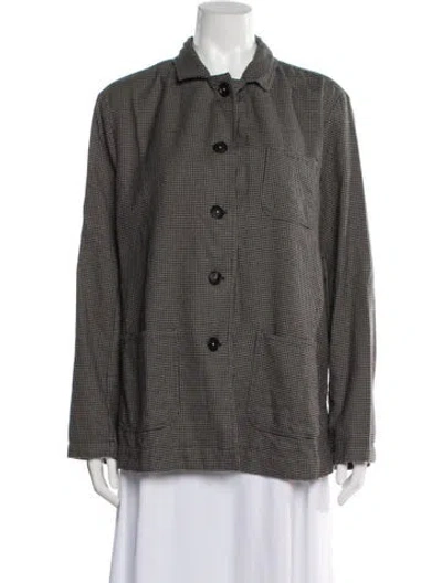 Pre-owned Massimo Alba Houndstooth Print Jacket W/ Tags In Multicolor