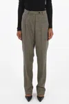 Massimo Alba Houndstooth Suro High-rise Waist Double Pleat Trousers In Multi