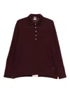 Massimo Alba Ischia 2 Polo Shirt In Burgundy