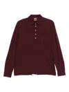 Massimo Alba Ischia Polo Shirt In Burgundy