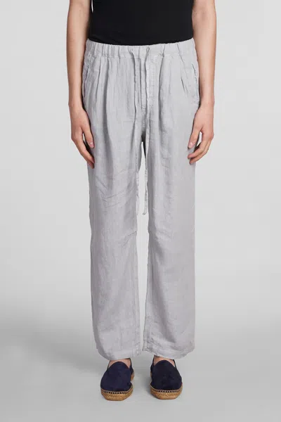 Massimo Alba Keywest Pants In Grey Linen