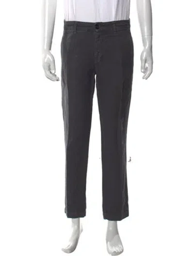 Pre-owned Massimo Alba Linen Chinos In Grey