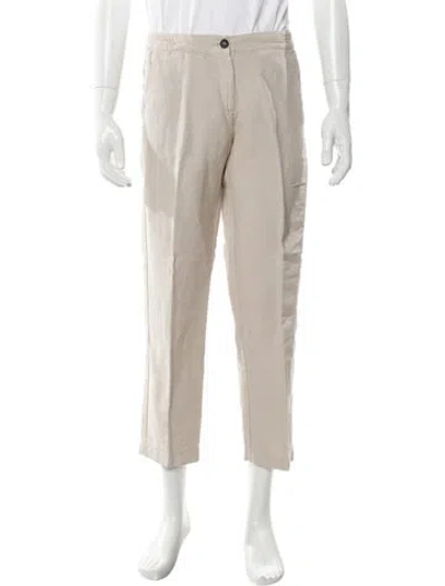 Pre-owned Massimo Alba Linen Pants W/ Tags In Neutral